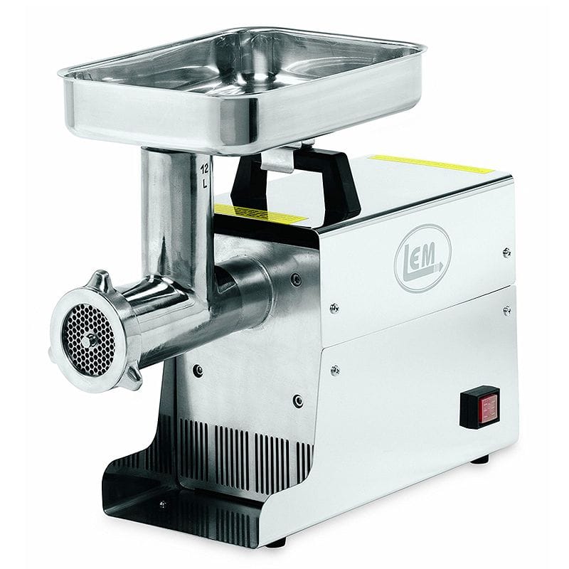 ミートグラインダー 電動挽肉機 ミンチ LEM Products .75 HP Stainless Steel Electric Meat Grinder ..