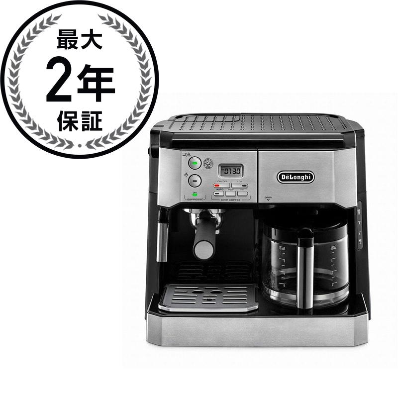 デロンギ コンビネーション エスプレッソ&コーヒーマシン DeLonghi BCO430 Combination Pump Espresso and 10-cup Drip Coffee Machine with Frothing Wand【日本語説明書付】 家電