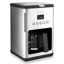 クラップス コーヒーメーカー ガラスカラフェ 10カップ KRUPS KM442D Control Line Programmable Coffee Maker Machine with Stainless Steel Finish 家電