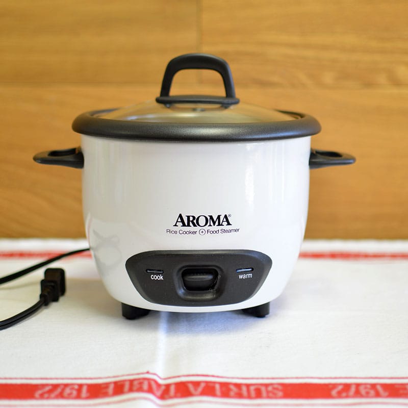 アロマ 6カップ 炊飯器 フードスチーマー ホワイト 白Aroma ARC-743-1NG 3-Cup (Uncooked) 6-Cup (Cooked) Rice Cooker and Food Steamer White 家電