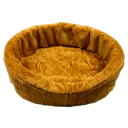 カドラー ドッグベッドキング ペット 犬 アメリカ製 Dog Bed King USA Tan Plush Fur Dog Ortho Comfort Bed