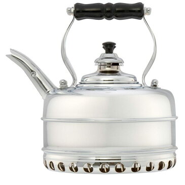 銅製 ケトル やかん シンプレックス バッキンガム No.3 クロームメッキ ハンドメイド イギリス製 Newey & Bloomer Simplex Buckingham No.3 Chrome Plated Finish 1.9 Quart Teakettle
