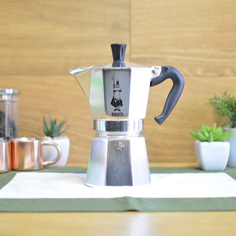 ビアレッティ モカエキスプレス 直火式エスプレッソメーカー イタリア製 The Original Bialetti Moka Express Made in Italy Stovetop Espresso Maker with Patented Valve