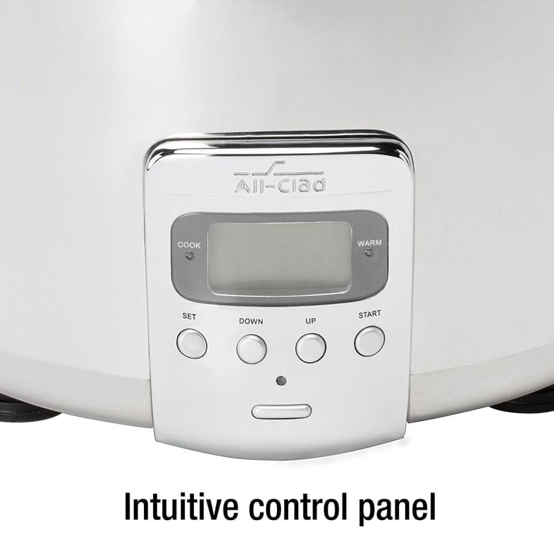 オールクラッド スロークッカー 3.8L セラミック内鍋 All-Clad Slow Cooker with B...