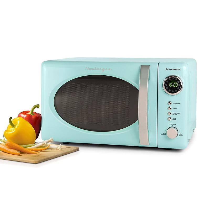 mX^WA dqW g Nostalgia Retro 0.7 Cubic Foot Microwave Oven RMO7AQ Ɠd