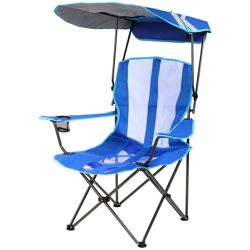 楽天アルファエスパス米国楽天市場店日傘付折り畳み椅子 日焼け対策 ビーチ チェア 野外フェス 運動会 キャンプに最適 Kelsyus Original Canopy Chair