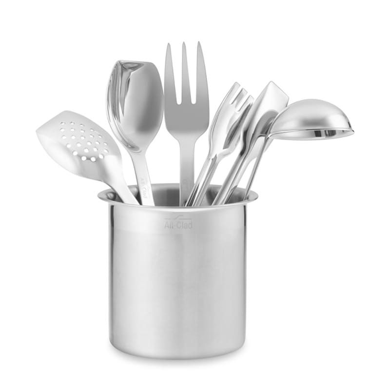 ECAYE\m} I[Nbh XeX Lb` T[u c[6_Zbg Williams-sonoma All-Clad Cook Serve Stainless-Steel Tools, Set of 6