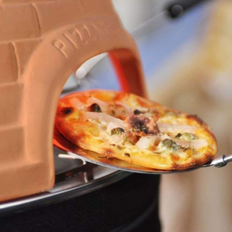 卓上ピザ窯 ドーム型 ミニピザ用 ピザオーブン 4人向け テラコッタ オランダ キッチン 家電 Pizzarette Pizza Oven 家電 alphaespace-usa-10012390 アルファエスパス米国楽天市場店 サンプル画像3