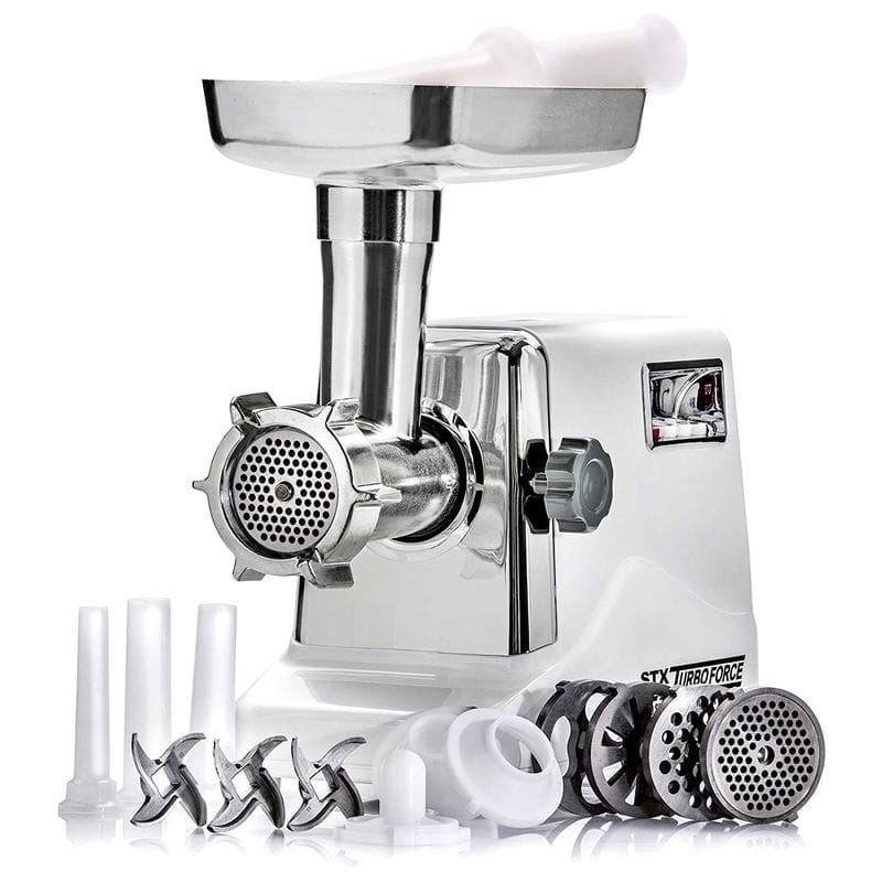 ミートグラインダー 電動挽肉機 ミンチ STX International STX-3000-TF Turboforce 3 Speed Electric Meat Grinder &…