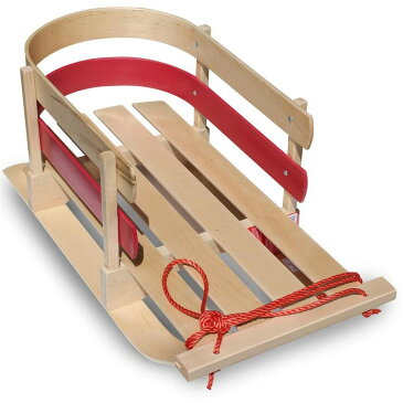 ソリ アウトドアFlexible Flyer Baby Pull Sled. Wood Toddler To-Boggan. Wooden Sleigh for Kids