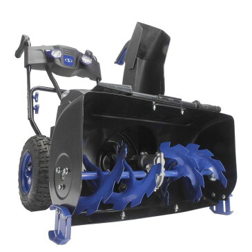 本格 コードレス 自走式 除雪機 雪かき機 充電式 Snow Joe ION8024-XRP 24-Inch 80 Volt 2x6 Ah Batteries Cordless Two Stage Snow Blower 4-Speed + Headlights 家電【代引不可】