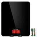 デジタル キッチンスケール ガラス 計量器 ブラック 黒 AccuWeight Digital Kitchen scale Multifunction Meat...