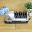 電動シャープナー 砥石 シェフズチョイス Chef’sChoice 15 Trizor XV EdgeSelect Professional Electric Knife Sharpener for Straight and Serrated Knives Diamond Abrasives Patented Sharpening System Made in USA, 3-Stage, Gray 家電【日本語説明書付】