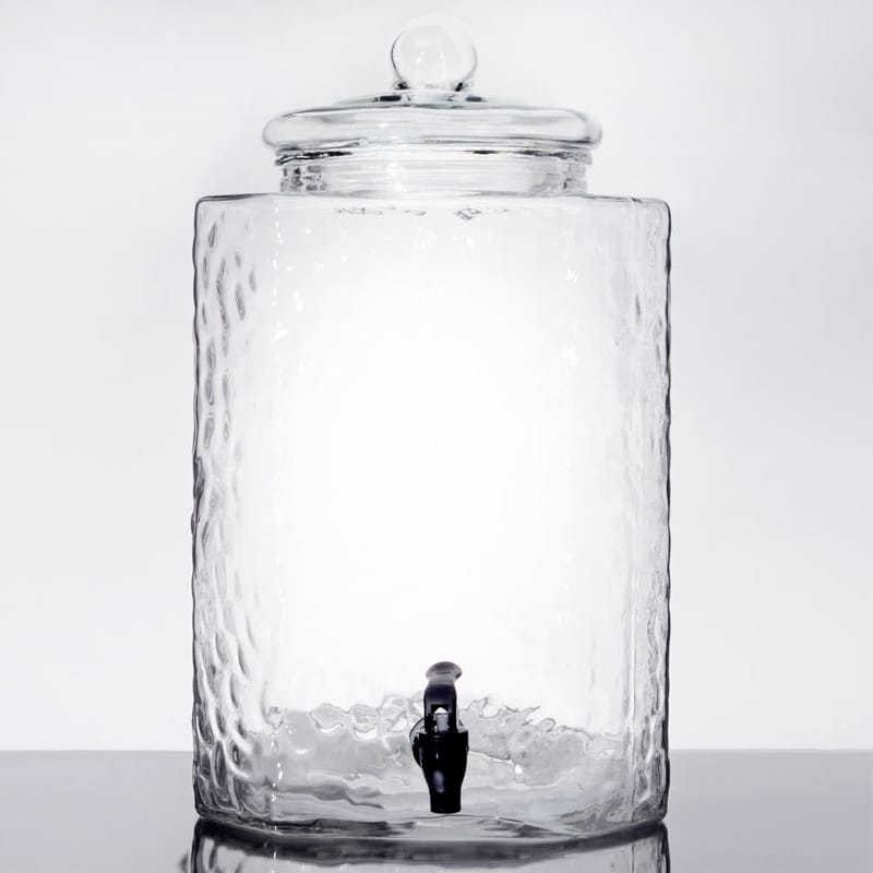 hNT[o[ Ȗ KXhNfBXyT[ 19L Xg JtF ze Acopa 5 Gallon Hammered Glass Beverage Dispenser 553040088 / 553040088HFK