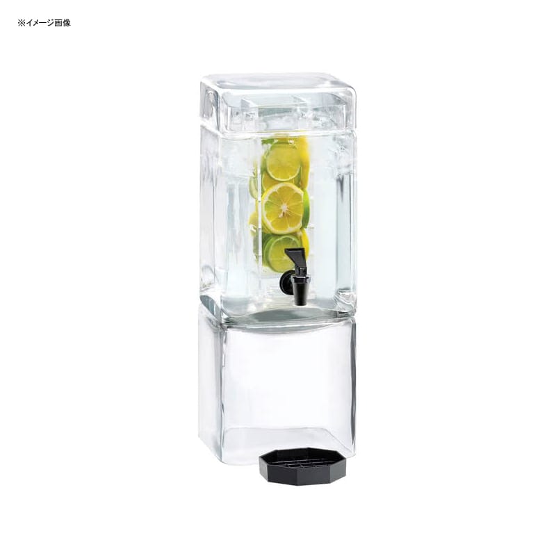 hNT[o[ XNGA^ KXhNfBXyT[ 5.6L Ct[U[t KXx[X Xg JtF ze Cal-Mil 1112-1INF 1.5 Gallon Square Glass Beverage Dispenser with Infusion Chamber 21111121INF