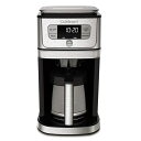 クイジナート 豆ひき ミル付 全自動コーヒーメーカー ガラスカラフェ 12カップ Cuisinart DGB-800 Burr Grind & Brew Coffeemaker, Stainless Steel 家電