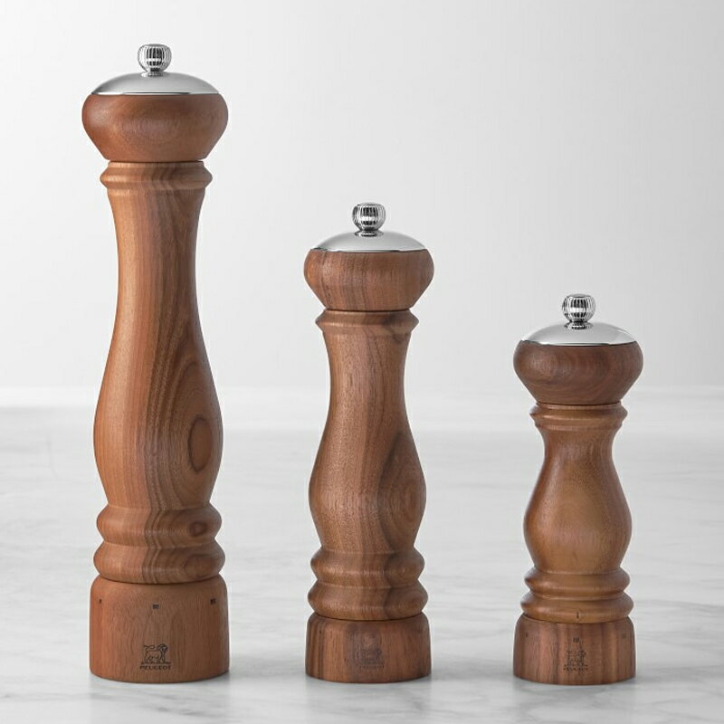 プジョー ソルト＆ペッパー ウイリアムズ・ソノマ ウォルナット 木製 フランス製 Williams-Sonoma Peugeot Paris Icone U Select Walnut Salt & Pepper Mills