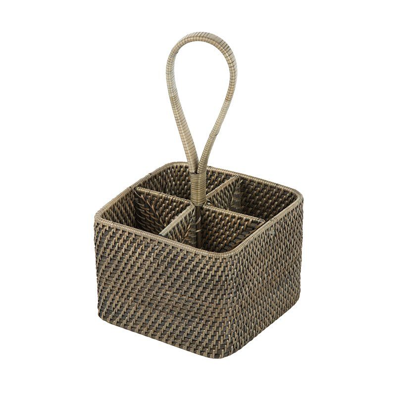 樂天商城 - ボトルキャディー 4本 ケース 籐 カゴ ラタン Kouboo Laguna Rattan Bottle Caddy