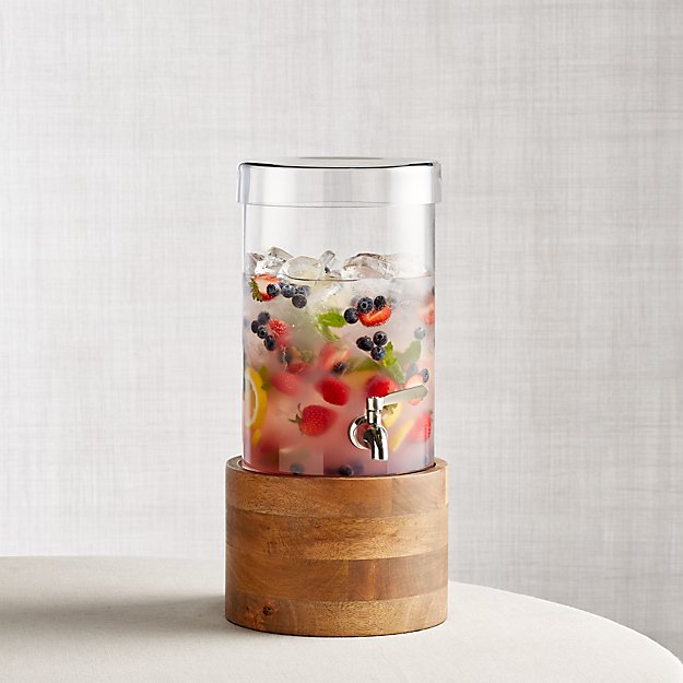 hNT[o[ X^ht KX fBXyT[ ꗬzeō̗p XeX֌  嗝 5.6L Xg JtF ze Crate and Barrel Cold Drink Dispenser