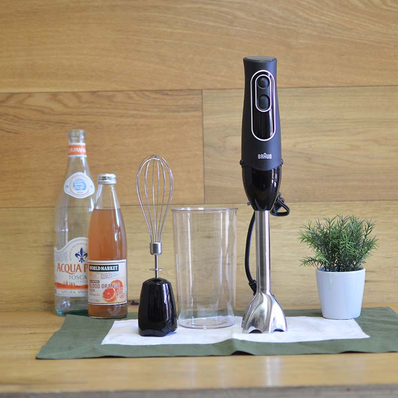 ブラウン マルチクイック ハンドブレンダー Braun MQ505 Multiquick Hand Blender, Black 家電