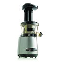 スロージューサー オメガ シルバー Omega Juicers VRT400HDS Vertical Masticating Juicer with Tap 8...