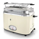 ポップアップトースター ラッセルホブス 2枚焼 レトロ アンティーク かわいい Russell Hobbs TR9150CRR Retro Style Toas...