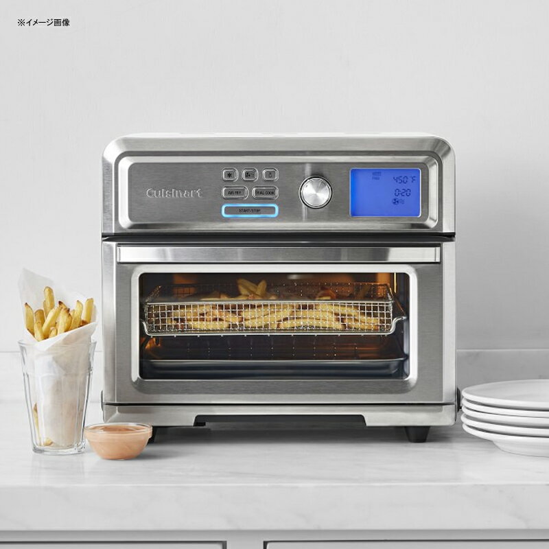 ノンフライヤー オーブン コンベクション デジタル ノンフライヤー トースター クイジナート Cuisinart TOA-65 AirFryer toaster oven .6 cu ft Silver 家電