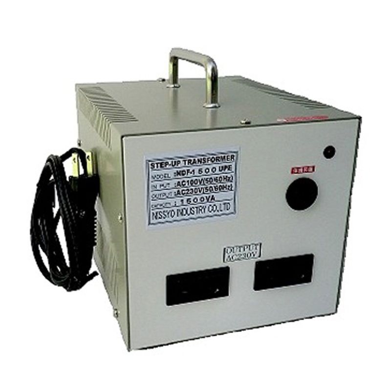 変圧器 アップトランス 入力電圧100V 出力電圧230 220 240V 出力容量1500W
