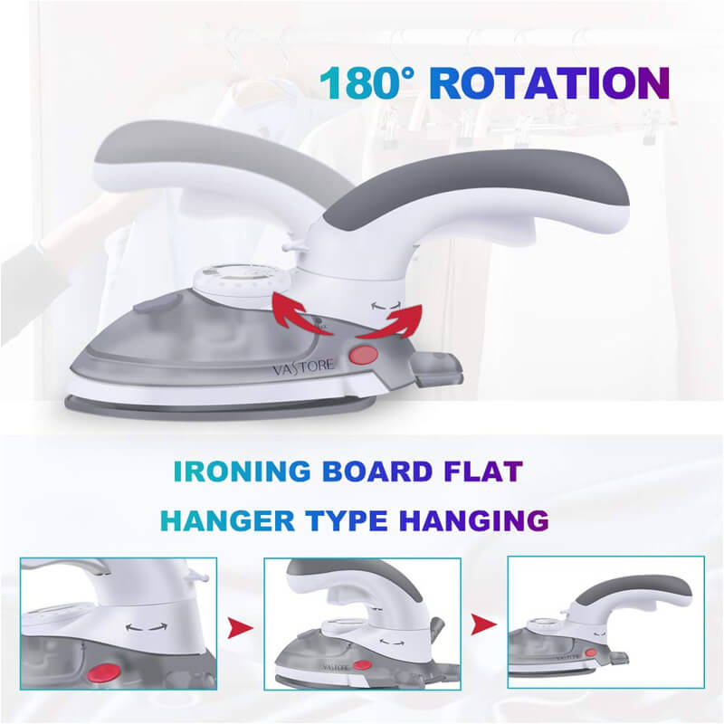 �������ॢ������ �ϥ�ǥ��������ޡ� �ߥ� �ȥ�٥� ι���� ���ӥ������� VASTORE Travel Mini Steam Iron [Dual-use for Iron & Steamer] Powerful Portable Steam Iron ����