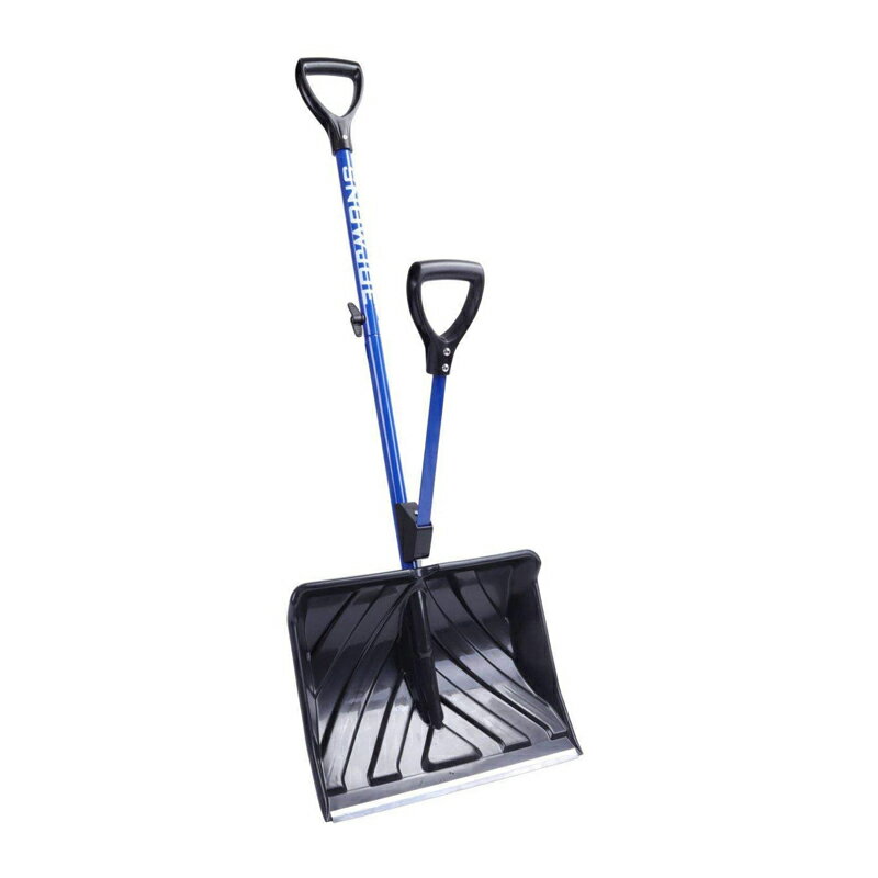 雪かき スコップ ラッセル アルミ 幅46cm 負担軽減 除雪用具 Snow Joe SHOVELUTION SJ-SHLV01 18-IN Strain-Reducing Snow Shovel w/Spring Assisted Handle