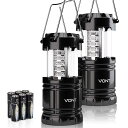 LEDランタン 2個セット アウトドア キャンプ Vont 2 Pack LED Camping Lantern, Portable Lanterns