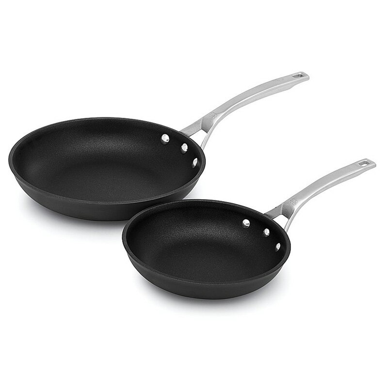 tCp Zbg 20cm 25cm PFOAt[ Jt@ Calphalon Signature Hard-Anodized Nonstick 8-Inch & 10-Inch Fry Pan Combo