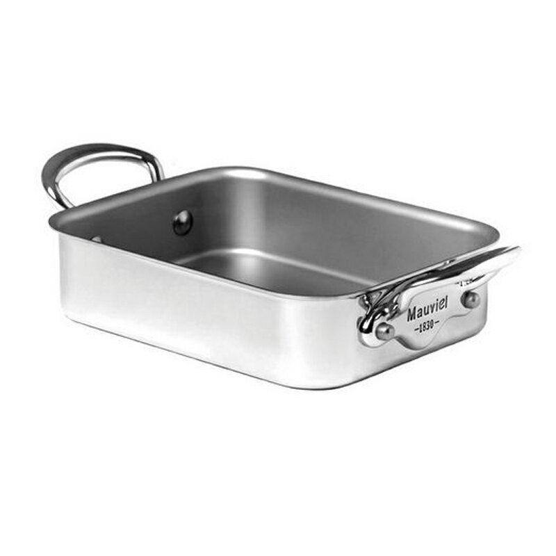 BG[ [r [X^[ [Xgp 18x14x4.7cm XeX 5w IHΉ rG rG BG tX Mauviel 511718 M'Mini Rectangular roasting pan