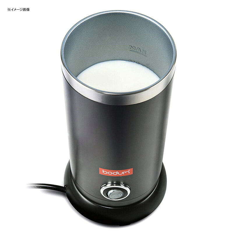 電動 ミルク泡だて器 最大300ml フローサー フォーマー ボダム ブラック カフェラ...