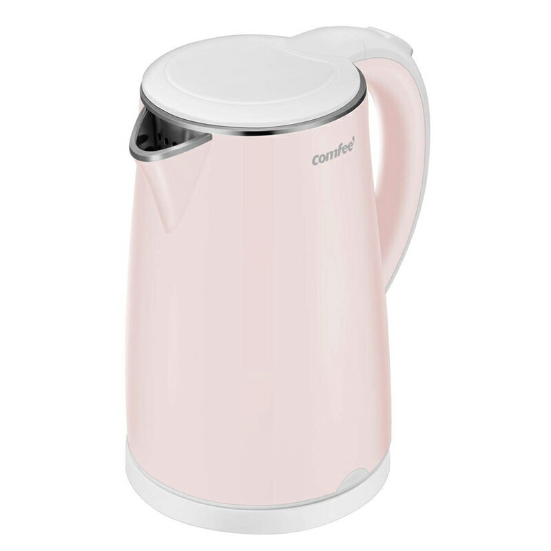 静かな 電気ケトル 1.7L BPAフリー さわっても熱くない 音が小さい COMFEE' MK-HJ1705A1 FF-0LEO-QIY5 Electric Kettle, 1.7L 家電のサムネイル