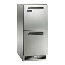 冷蔵庫 ビルトイン アンダーカウンター 79L ステンレス 幅38cm 引き出し式 Undercounter Outdoor Refrigerator Drawers with 2.8 cu. ft. Capacity, Front-Vented RAPIDcool Cooling System HP15RO36 家電