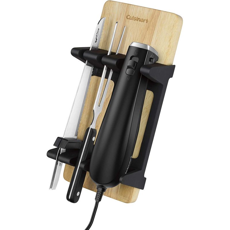 電動ナイフ 包丁 サービングフォーク まな板セット クイジナート 肉 パン 野菜 Cuisinart CEK-41 AC Electric Knife, One Size, Black 家電 alphaespace-usa-10015078 アルファエスパス米国楽天市場店 サンプル画像3