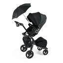 ストッケ エクスプローリー ベビーカー 限定版 ブラック Stokke Xplory True Black (Limited Edition) With Extras: Parasol - Changing Bag - Cup Holder 【代引不可】