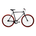 ピストバイク 自転車 ケント Kent Thruster 700C Men's Fixie Bike, Black/Red その1