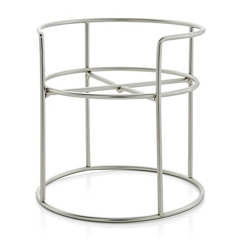 hNT[o[p X^h fBXyT[ ꗬzeō̗p C[ X`[ jbP߂ Crate and Barrel Cold Drink Dispenser Silver Stand