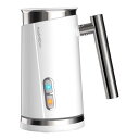 d ~NAĊ ő300ml t[T[ tH[}[ zbg`R[g JtFe Jv`[m HadinEEon Milk Frother, Electric Milk Frother & Steamer for Making Latte, Cappuccino, Hot Chocolate, Automatic Cold Hot (4.4 oz/10.1 oz) Ɠd