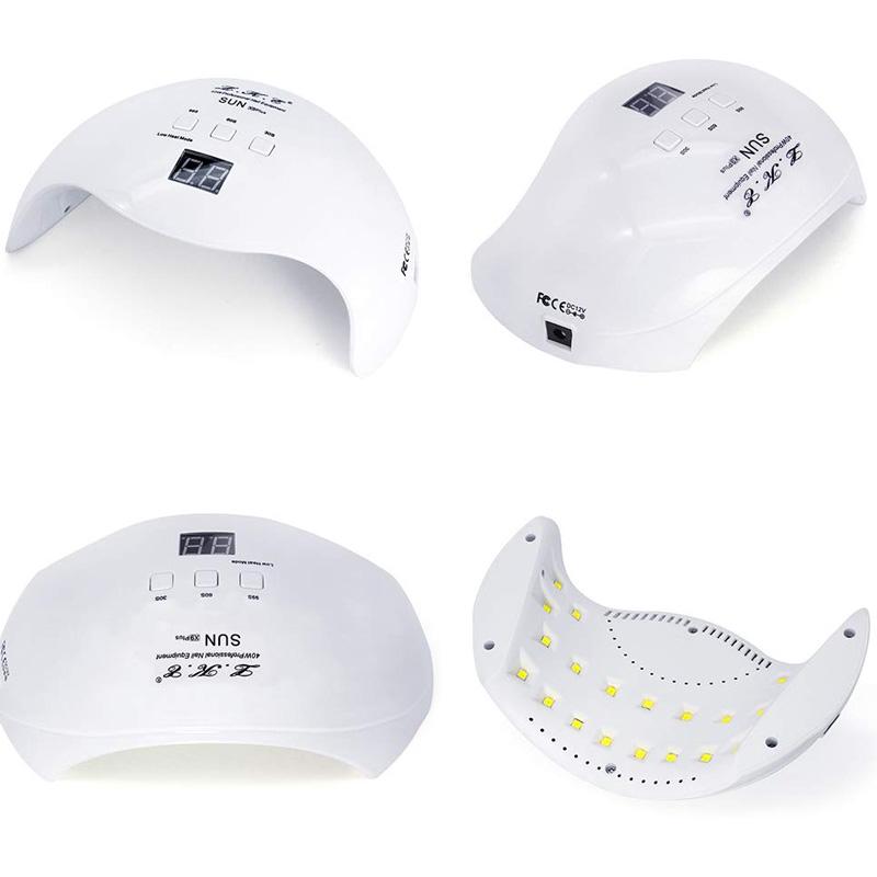 ������ͥ����� LED�饤�� UV �Ų� 40W �����ޡ�3�ʳ� Gel UV LED Nail Lamp,LKE Nail Dryer 40W Gel Nail Polish LED UV Light with 3 Timers Professional Nail Art Tools Accessories White ����