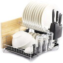 食器水切り ディッシュラック 2段 ステンレス まな板ホルダー ナイフ コップ キッチン PremiumRacks Professional Dish Rack - 304 Stainless Steel - Fully Customizable - Microfiber Mat Included - Modern Design