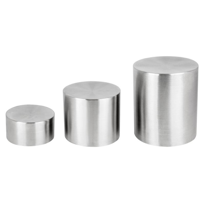 fBXvCX^h CU[ ی` 3TCYZbg XeX JtF Xg oCLO rbtF Tablecraft RR3 3 Piece Round Stainless Steel Nesting Riser Set 808RR3