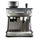 カルファロン社 豆挽き付 エスプレッソマシン PID Calphalon BVCLECMPBM1 Temp iQ Espresso Machine with Grinder and Steam Wand, Stainless 家電