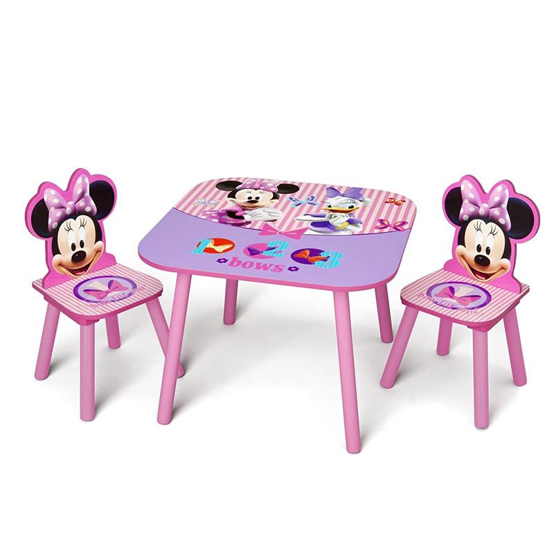 子供用 テーブル チェアー ミニーマウス ディズニー 椅子 幼児 Delta Children Kids Table and Chair Set (2 Chairs Included), Disney Minnie Mouse