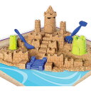 お部屋で砂遊び マジックサンド 1.4kg お城 おもちゃ 子供 3歳以上 Kinetic Sand Beach Sand Kingdom Playset wi...