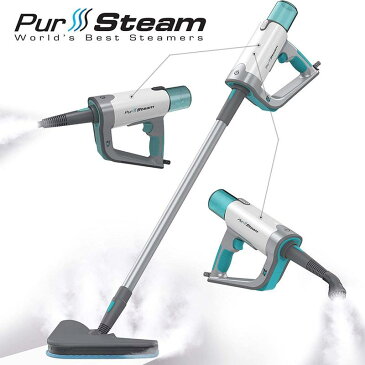 スチームモップ クリーナー スティック ハンディ スチーマー Steam Mop Cleaner ThermaPro Elite 12 in 1 for Hardwood/Tiles/Vinyl/Carpet - Easy-Detachable Handheld Steam Cleaner 家電