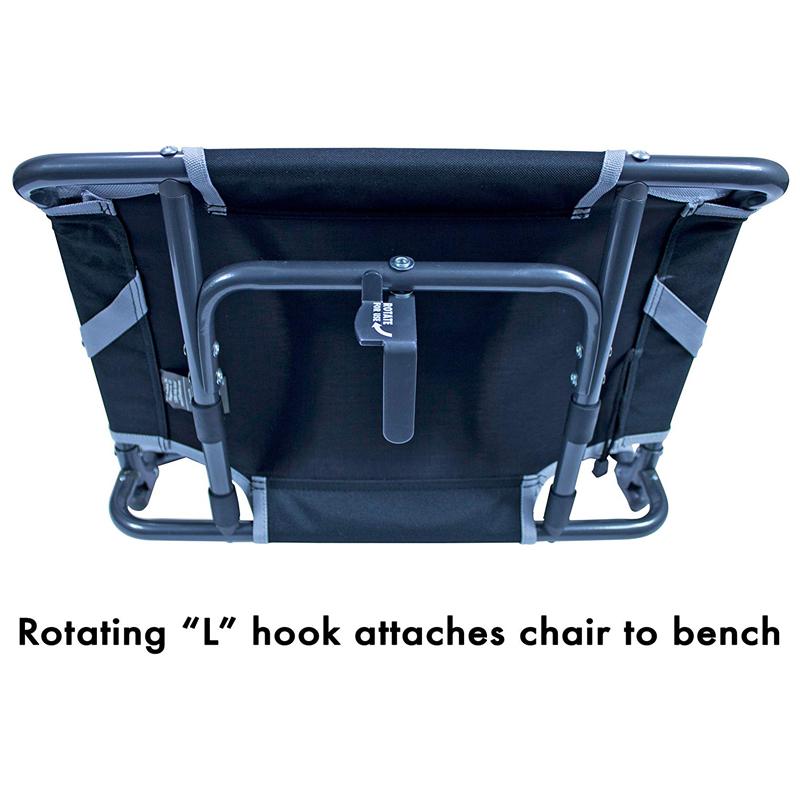 折りたたみ スタジアムチェア ワイド 背もたれ調節可 イス 観戦 座席 GCI Outdoor Big Comfort Wide Stadium Chair with Adjustable Backrest alphaespace-usa-10014950 アルファエスパス米国楽天市場店 サンプル画像3