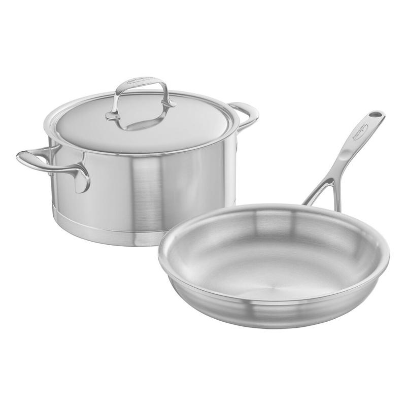 tCpa24cm  5.2L t^ 3_Zbg 7w XeX fCG AgeBX xM[ DEMEYERE ATLANTIS 7-PLY 3-PC STAINLESS STEEL COOKWARE SET 40850-655